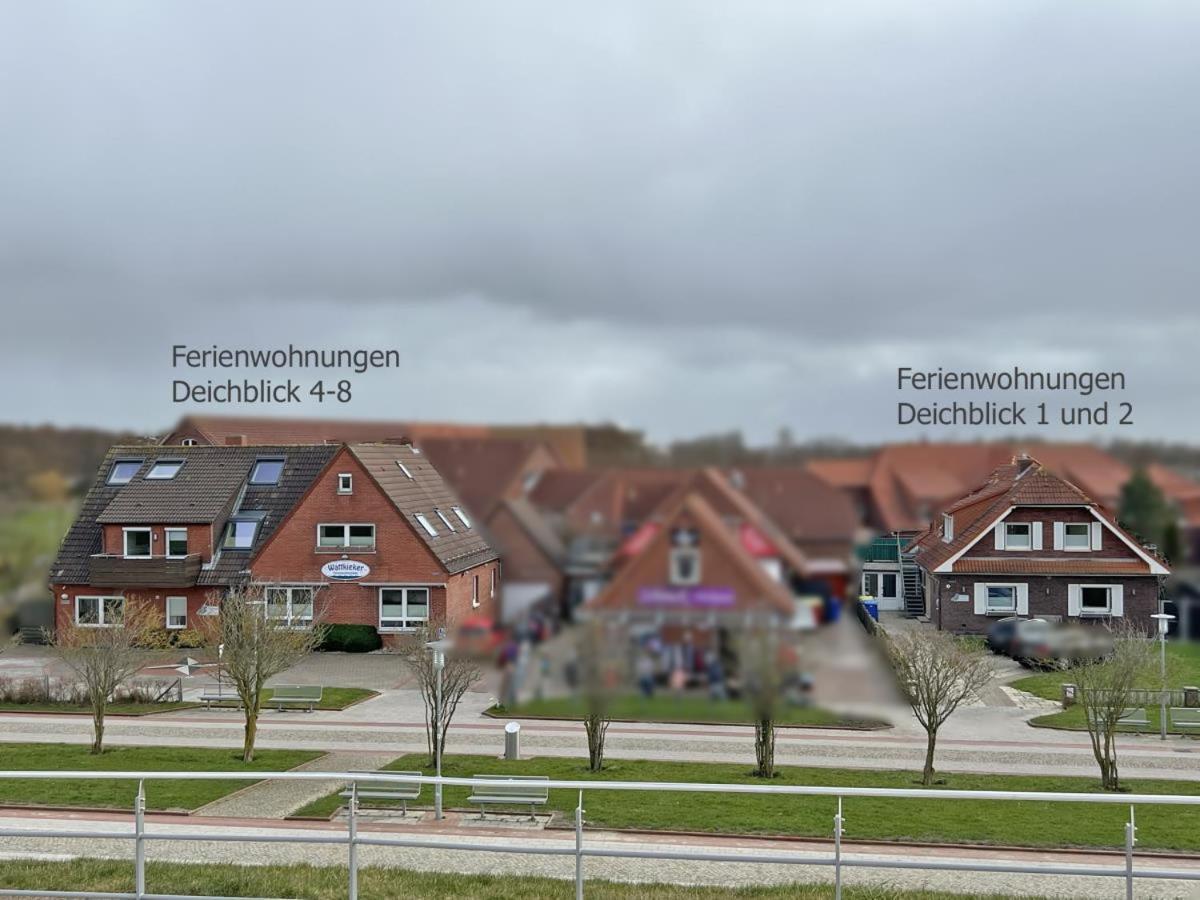 Deichblick 6 In Norddeich- Urlaub Mit Meerblick Am Strand Norden Dış mekan fotoğraf